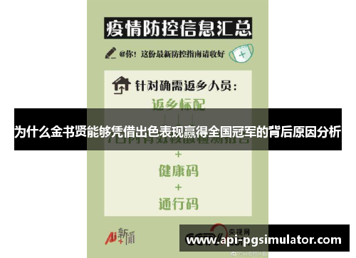 为什么金书贤能够凭借出色表现赢得全国冠军的背后原因分析