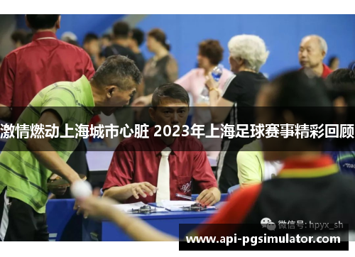 激情燃动上海城市心脏 2023年上海足球赛事精彩回顾 激情燃动上海城市心脏 2023年上海足球赛事精彩回顾